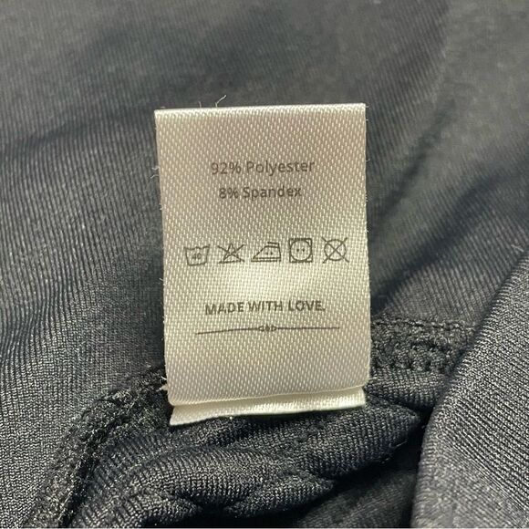 BoomBooty Legging Textured Pattern Black Size Large - Picture 5 of 13